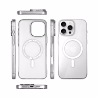 Dėklas HDD Clear MagSafe Case Apple iPhone 15 Pro skaidrus