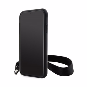 Karl Lagerfeld KLHCN61SAKLMBSK iPhone 11 / Xr 6.1" чёрный/чёрный хардкейс Monogram Losange Saffiano