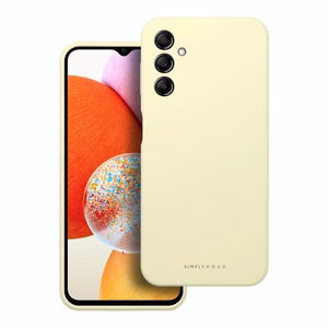 ROAR dėklas CLOUD SKIN telefonui SAMSUNG A14 4G / A14 5G šviesiai geltonas