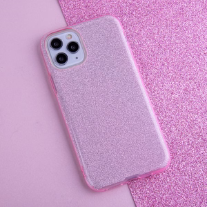 Glitter 3in1 dėklas for Samsung Galaxy A17 4G / A17 5G rožinis
