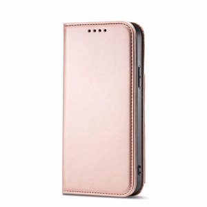 Magnetinis dėklas kortelėms iPhone 12 Pro dėklas kortelių piniginė kortelių stovas rožinis
