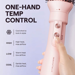 Plaukų formavimo šukos Wavytalk Air Sculpt 5-in-1 rožinės