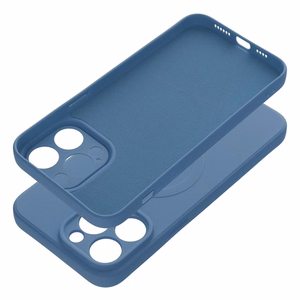Silikoninis Magnetinis dėklas telefonui, suderinamas su MagSafe, skirtas iPhone 14 Pro Max, mėlyna