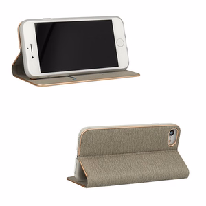 Dėklas telefonui Vennus Book Case su rėmeliu Samsung Galaxy S23 Plus pilkas