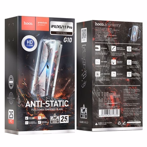 HOCO grūdintas stiklas HD Anti-static (rinkinys 25in1) - MULTIPACK iPhone X / iPhone XS / iPhone 11 Pro (G10)