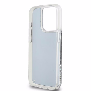 DKNY DKHCP15LLBNAEK iPhone 15 Pro6.1" juodas dėklas Liquid Glitter Big Logo
