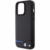 BMW Odinis Carbon dėklas telefonui iPhone 15 Pro Max - juodas