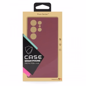 Phone Case "TM Pure Silicone" for Apple iPhone 14 Pro Max / Plum / (Blister)