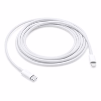 Apple MQGH2ZM/A „Lightning“ kabelis 2 m Balta
