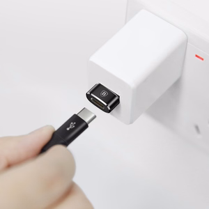 Adapteris Baseus Type-C to USB-A juodas CAAOTG-01