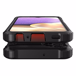 Hibridinis šarvuotas dėklas Samsung Galaxy A73 juodas