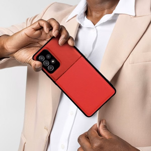 NOBLE dėklas telefonui SAMSUNG A22 5G raudonas