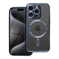 ELECTRO MAG COVER dėklas telefonui suderinamas su Magnetiniu IPHONE 15 Pro mėlynas titano