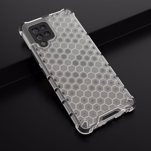 Honeycomb dėklas šarvuotas su TPU buferiu Samsung Galaxy A42 5G permatomas
