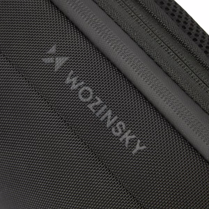 Wozinsky Premium vieno peties miesto kuprinė su apsauga nuo vagystės, organizatoriumi ir USB - juoda