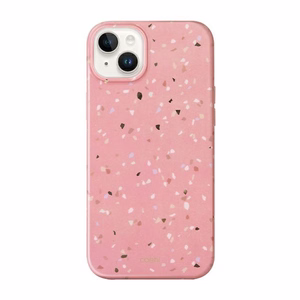 Dėklas telefonui (m) Uniq Coehl Terrazzo iPhone 14 - rožinis
