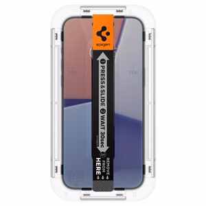 Spigen Glas.tR EZ Fit privatumo apsauginis stiklas iPhone 15 Plus
