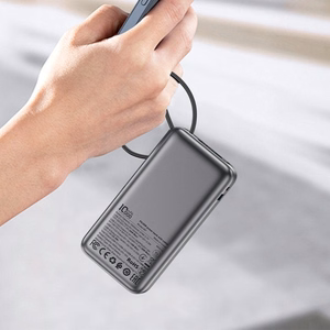 Внешний аккумулятор Acefast M7-10000 PD30W с кабелем 10000mAh черный