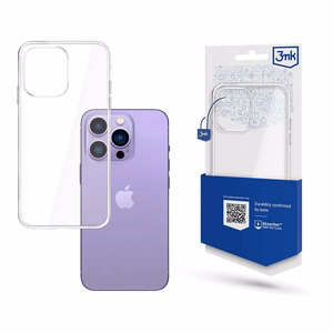 iPhone 14 Pro силиконовый чехол из серии 3mk Clear Case - прозрачный