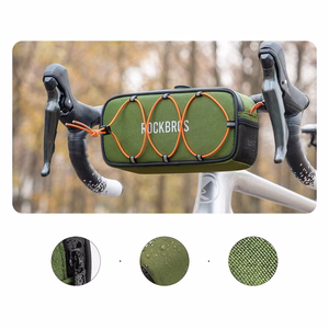 Rockbros TL001 ROAD TO SKY 1.9L Waterproof Handlebar Bike Bag - Green