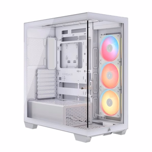 Corsair Midi Tower 3500X LXR LINK TG baltas