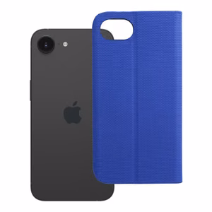 Чехол-книжка для iPhone 16e (SE 4 2025) Sensitive Book синий