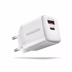 Axagon sieninis USB įkroviklis 20W 2 jungtys baltas ACU-PQ20W