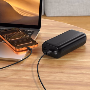Borofone BJ86A Victoria išorinė baterija 30000mAh 2xUSB juoda