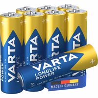 VARTA šarminė baterija R6 (AA) Longlife Power, 8 vnt.