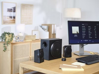 Trust Yuri garso kolonėlių komplektas 60 W Universalus Juoda 2.1 kanalai 1 krypties 15 W