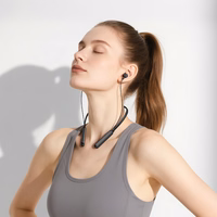 "Borofone" sportinės ausinės BE72 Sun bluetooth juodos spalvos