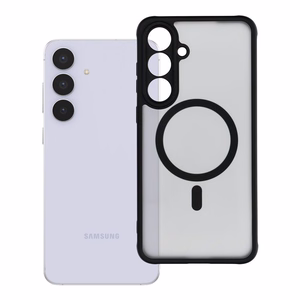 FULL MATTE MAG COVER dėklas telefonui suderinamas su MagSafe Samsung S25 FE juoda