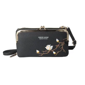 Megztas krepšys telefonui GCW16 juodas