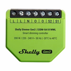 Shelly Dimmer Gen3 WiFi šviesos valdiklis