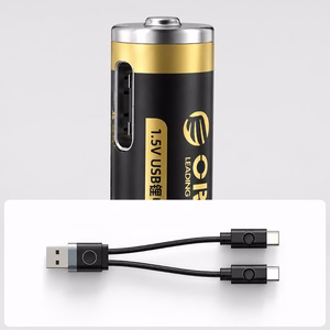 Orico Ener-G EG7C AAA Lithium Battery 1.5V 500mWh USB-C Rechargeable Battery with Charging Cable 2 pcs.