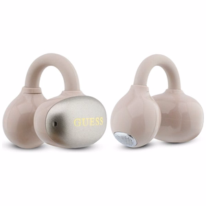 Belaidės ausinės OWS Guess Metalic Finish Electropated Parts Classic Logo, rožinės