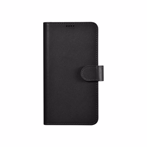 iCarer Piniginės dėklas Samsung Galaxy S23 odinis dėklas piniginė juodas