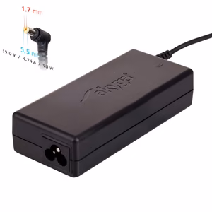 Įkroviklis nešiojamam kompiuteriui Akyga AK-ND-12 (19V / 4.74A 90W 5.5 x 1.7mm) ACER 1.2m