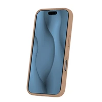 Silicone Thin Mag case for iPhone 16 Pro Max 6,9" brown