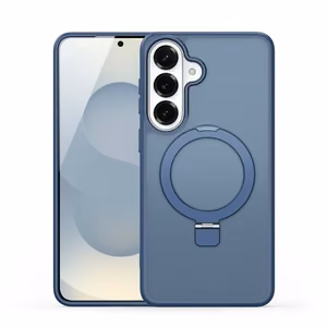 Dėklas Dux Ducis Yind Magnetic Stand Samsung S947 S26 Plus tamsiai mėlynas
