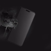 Dux Ducis Skin Pro dėklas telefonui su atvartu Realme Narzo 50A, juodas