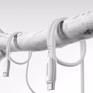 Joyroom S-A59 Vibrant Series 3A USB-A - USB-C laidas 1.2m - baltas