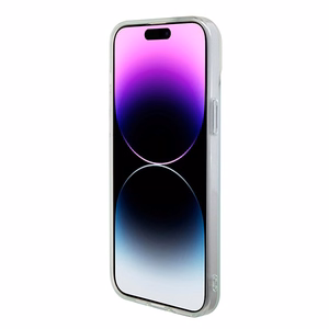 Guess GUHMP15MHITSQ iPhone 15 Plus 6.7" turkio/turkio kietas dėklas IML Iridescent MagSafe