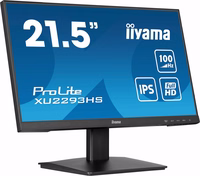 iiyama ProLite XU2293HS-B6 kompiuterio monitorius 54,6 cm (21.5") 1920 x 1080 pikseliai „Full HD“ LED Juoda