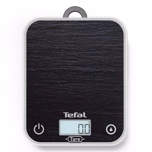 Tefal Optiss BC50D2V0 – электронные кухонные весы, максимальная нагрузка 5 кг, ЖК-дисплей, чёрный