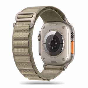 TECH-PROTECT NYLON PRO APPLE WATCH 4 / 5 / 6 / 7 / 8 / 9 / SE / ULTRA 1 / 2 (42 / 44 / 45 / 49 MM) TITANINIS/ALYVUOGINIS