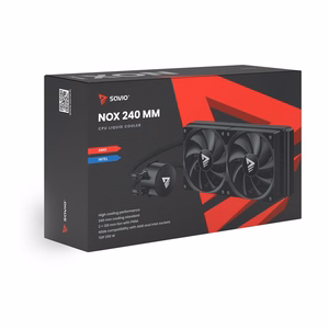 Savio NOX 240 mm procesoriaus skysčio aušinimo rinkinys 12 cm juodas 1 vnt.