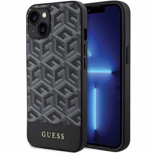 Guess GCube Juostelės Magnetinis dėklas telefonui iPhone 15 / 14 / 13 - juoda