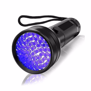Wozinsky WLT-51L IP65 UV Flashlight for Trace Detection - Black