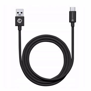 FORCELL C398 kabelis USB A į Type C QC3.0 3A TUBE 1 m juodas